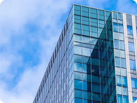 Bold Prime's modern glass office building