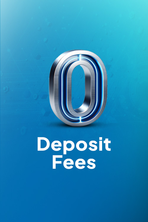 0 deposit fees